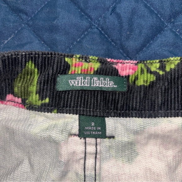 Wild Fable Pink and Green Mini Pencil Skirt Casual - Picture 2 of 6